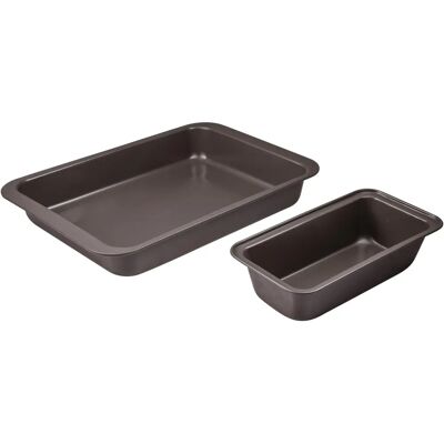 Bergner Bake Lovers Carbon Steel Set aus Backformen Bergner Bake Lovers Carbon Steel Set aus Backformen