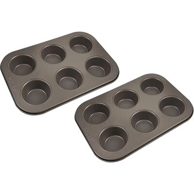 Bergner Baking Lovers BG Chocolate Muffinformen - 2 Stück Bergner Baking Lovers BG Chocolate Muffinformen - 2 Stück