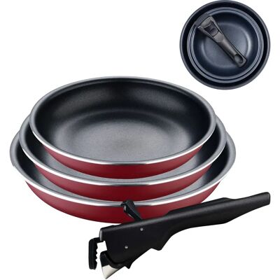 Ensemble de Casseroles Compact BERGNER - 18, 20, 24 cm Antiadhésif en aluminium Ensemble de Casseroles Compact BERGNER - 18, 20, 24 cm Antiadhésif en aluminium