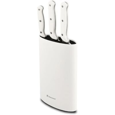 Bergner NATURALLY BG Weiß Küchenmesser-Set mit ergonomischen Griffen Bergner NATURALLY BG Weiß Küchenmesser-Set mit ergonomischen Griffen