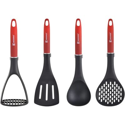 BERGNER Classique Silikon Küchenutensilien-Set, 4 Stück BERGNER Classique Silikon Küchenutensilien-Set, 4 Stück