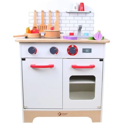 Classic World Chef's Kitchen Set - Educational Wooden Toy for 3+ Year Olds Classic World Chef's Kitchen Set - Educational Wooden Toy for 3+ Year Olds