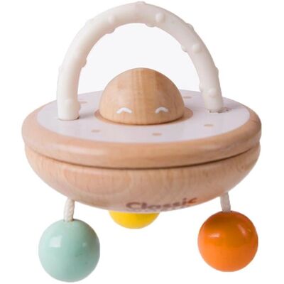 Hochet bébé UFO de Classic World - Anneau de Dentition & Jouet Éducatif - Publicité Hochet bébé UFO de Classic World - Anneau de Dentition & Jouet Éducatif - Publicité