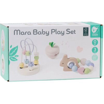 Classic World Mara Baby Play Set - Wooden Toys for Early Development Classic World Mara Baby Play Set - Wooden Toys for Early Development