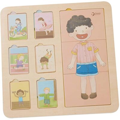 Classic World Houten Puzzel Menselijk Lichaam - Educatief Speelgoed Classic World Houten Puzzel Menselijk Lichaam - Educatief Speelgoed