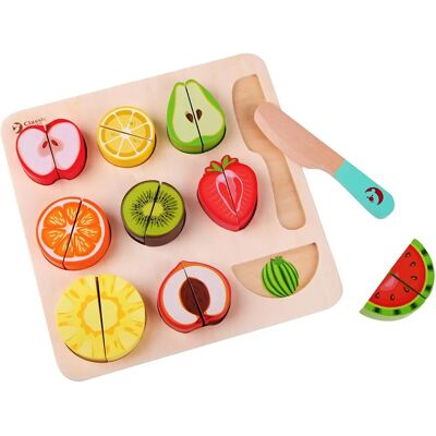 Classic World Buntes Obst Schneide-Puzzle - Pädagogisches Holzspielzeug für Kleinkinder Classic World Buntes Obst Schneide-Puzzle - Pädagogisches Holzspielzeug für Kleinkinder