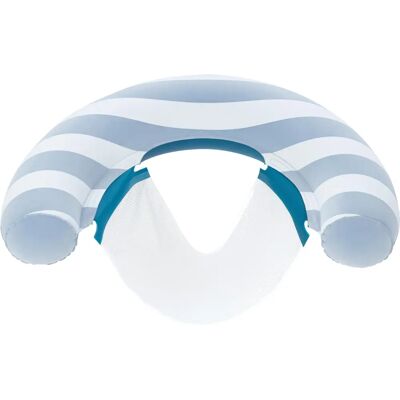 Bestway - Aufblasbarer Liegestuhl - Blau-Weiß - PVC - Pool Float Bestway - Aufblasbarer Liegestuhl - Blau-Weiß - PVC - Pool Float