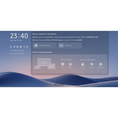 MAXHUB - RAPTOR SERIES V3 LX180V07 - 180'' Full HD - Publicité MAXHUB - RAPTOR SERIES V3 LX180V07 - 180'' Full HD - Publicité