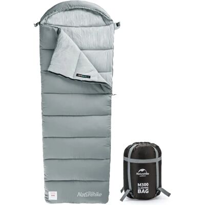 Sac de couchage en coton Naturehike M300 - 3 saisons, gris - Publicité Sac de couchage en coton Naturehike M300 - 3 saisons, gris - Publicité