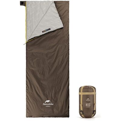 Sac de couchage léger LW180 de Naturehike - Marron - Ultra-léger, Compact, 15°C - Publicité Sac de couchage léger LW180 de Naturehike - Marron - Ultra-léger, Compact, 15°C - Publicité