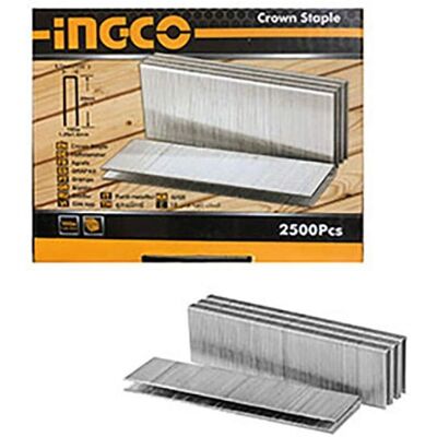 INGCO Graffette 25-50mm Confezione 2500 - Fissaggio Pesante INGCO Graffette 25-50mm Confezione 2500 - Fissaggio Pesante