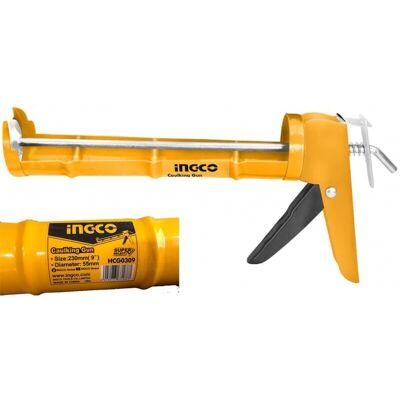 Pistola silicone Ingco 9" - 230mm, Manico in alluminio Pistola silicone Ingco 9" - 230mm, Manico in alluminio