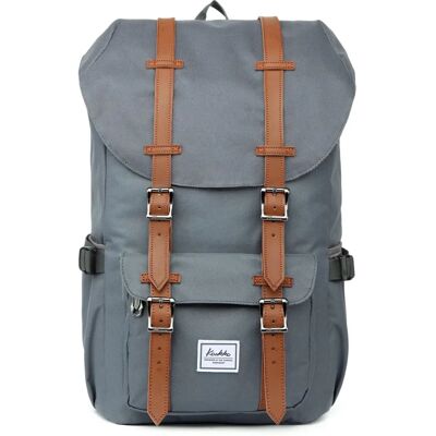 Sac à dos de voyage extérieur Kaukko - Nylon, Gris, 20.5L Sac à dos de voyage extérieur Kaukko - Nylon, Gris, 20.5L