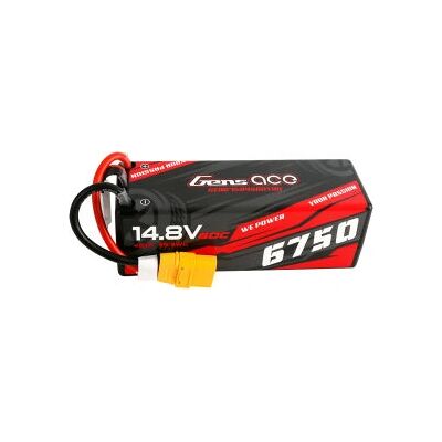 Gens Ace 6750mAh 14,8V 60C Hard Case RC accu Gens Ace 6750mAh 14,8V 60C Hard Case RC accu