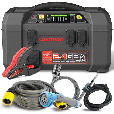 Lokithor AW401 Powerbank Starthilfe - 5-in-1 Auto-Notfallset Lokithor AW401 Powerbank Starthilfe - 5-in-1 Auto-Notfallset