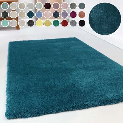 Esprit Hochflor-Teppich - 70x140cm, Petrol/Türkis - Teppich Esprit Hochflor-Teppich - 70x140cm, Petrol/Türkis - Teppich