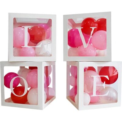 Amscan Kunststoffwürfel - 'LOVE' oder 'BABY' - 30cm Partydeko Amscan Kunststoffwürfel - 'LOVE' oder 'BABY' - 30cm Partydeko