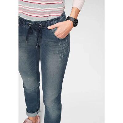 KANGAROOS Modell 36 Hoher Bund Blau Destroyed - Jogginghose KANGAROOS Modell 36 Hoher Bund Blau Destroyed - Jogginghose