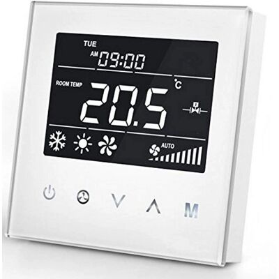 MCO Home MCOEMH8-FC - Termostato Fan Coil - Bianco - Tipo di Prodotto MCO Home MCOEMH8-FC - Termostato Fan Coil - Bianco - Tipo di Prodotto