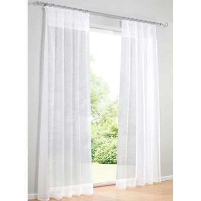 HEINE HOME Gardine 295 cm Weiß mit Multifunktionsband HEINE HOME Gardine 295 cm Weiß mit Multifunktionsband
