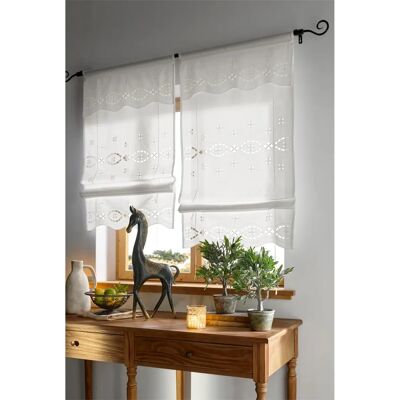 HEINE HOME Raffrollo 130x80cm weiß halbtransparent HEINE HOME Raffrollo 130x80cm weiß halbtransparent
