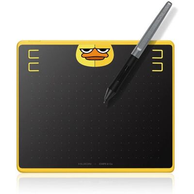 Tavoletta Grafica Edizione Speciale Huion HS64 - 5080 LPI, Nero, Giallo Tavoletta Grafica Edizione Speciale Huion HS64 - 5080 LPI, Nero, Giallo