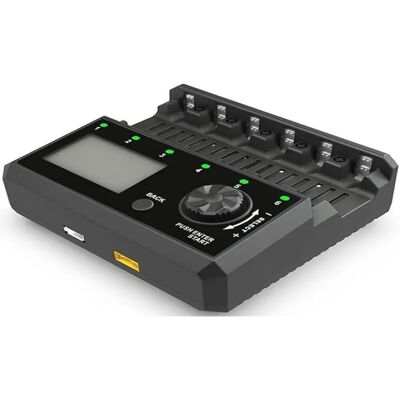 SkyRC NC2500 Pro Batteriladdare - Flerlägen AA/AAA, USB QC 3.0 SkyRC NC2500 Pro Batteriladdare - Flerlägen AA/AAA, USB QC 3.0
