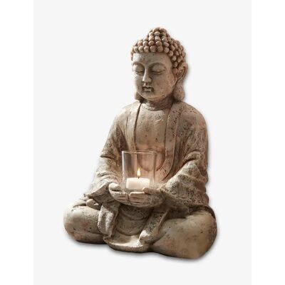 bonprix Dekor-Buddha mit Teelicht - 35,5x26x18,5 cm - Deko bonprix Dekor-Buddha mit Teelicht - 35,5x26x18,5 cm - Deko