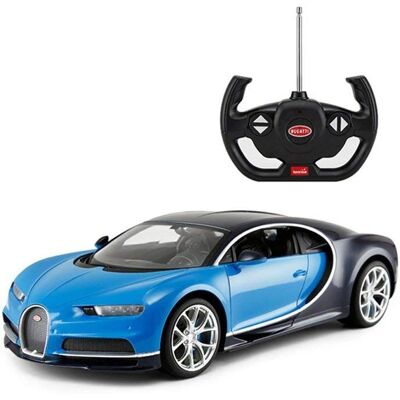Rastar Bugatti Veyron Chiron 1:14 Fernsteuerung Auto - Blau Rastar Bugatti Veyron Chiron 1:14 Fernsteuerung Auto - Blau