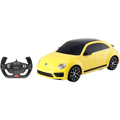 Voiture RC Volkswagen Coccinelle 1:14 - Jaune - Publicité Voiture RC Volkswagen Coccinelle 1:14 - Jaune - Publicité