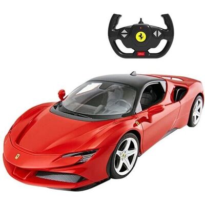 Rastar Ferrari SF90 1:14 Fernsteuerauto - Rot Rastar Ferrari SF90 1:14 Fernsteuerauto - Rot