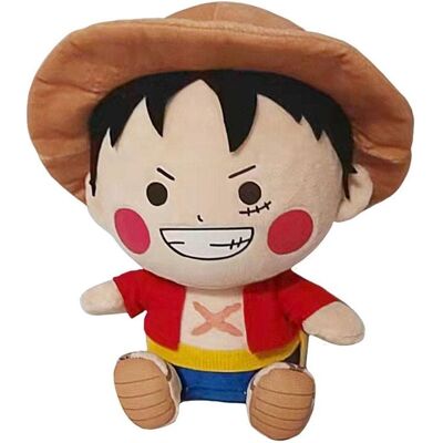 Sakami Merchandise Monkey D. Luffy Plüschspielzeug - 25cm - Offiziell lizenziert Sakami Merchandise Monkey D. Luffy Plüschspielzeug - 25cm - Offiziell lizenziert