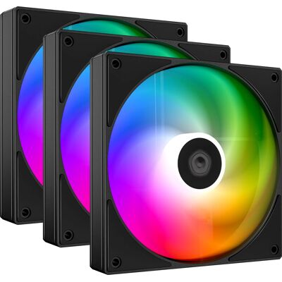 ID-COOLING - AS-120-ARGB-K TRIO - 3er-Pack - Case Fan ID-COOLING - AS-120-ARGB-K TRIO - 3er-Pack - Case Fan