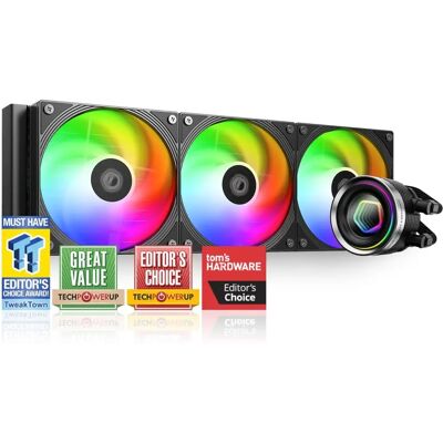 ID-Cooling FX360 INF CPU Víz Hűtő - Fekete - CPU Water Cooler ID-Cooling FX360 INF CPU Víz Hűtő - Fekete - CPU Water Cooler