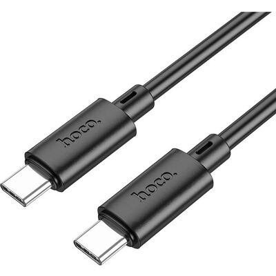 Hoco X88 Fekete 1m USB-C to USB-C Kábel - Gyors töltés 60W Hoco X88 Fekete 1m USB-C to USB-C Kábel - Gyors töltés 60W