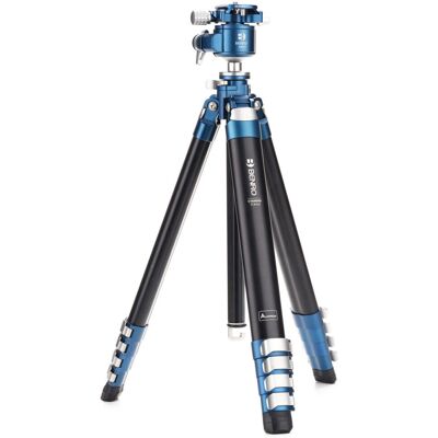 Benro G36PT Stativ - Max Höhe 159,4cm, Tragfähigkeit 20kg, Schwarz/Blau/Silber Benro G36PT Stativ - Max Höhe 159,4cm, Tragfähigkeit 20kg, Schwarz/Blau/Silber