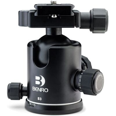 Benro B3 Kugelkopf - Unterstützt 18kg, Arca-Swiss PU60 Benro B3 Kugelkopf - Unterstützt 18kg, Arca-Swiss PU60