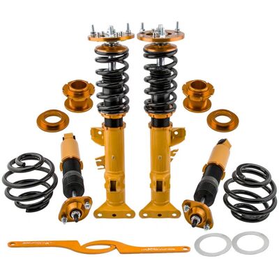 Maxpeedingrods Kit de Coilovers para BMW E36/5 - Altura ajustable, Amortiguadores Maxpeedingrods Kit de Coilovers para BMW E36/5 - Altura ajustable, Amortiguadores
