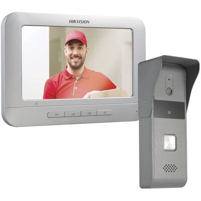 Hikvision Ds-Kis203t Video Intercom Kit - 7 tum, Grå - Video Intercom Hikvision Ds-Kis203t Video Intercom Kit - 7 tum, Grå - Video Intercom