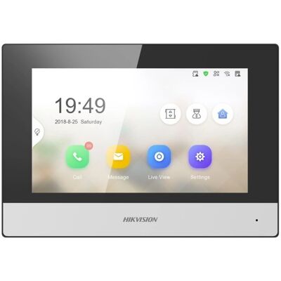 Sistema de Videoportero Hikvision DS-KH6320-WTE2 - 7" Negro, Gris Sistema de Videoportero Hikvision DS-KH6320-WTE2 - 7" Negro, Gris