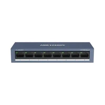 Hikvision - DS-3E0108-O - 8-Port 10/100 - Unverwaltet - Switch Hikvision - DS-3E0108-O - 8-Port 10/100 - Unverwaltet - Switch
