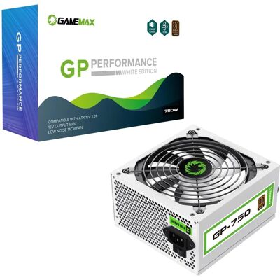 GameMax - GP750 - 750W - White - Power Supply GameMax - GP750 - 750W - White - Power Supply