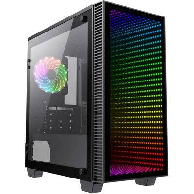 GameMax Abyss Mini Micro-ATX Gaming Case - Black GameMax Abyss Mini Micro-ATX Gaming Case - Black
