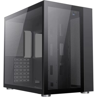 GameMax Infinity Gaming Gehäuse - Doppelkammer, Glas, Schwarz GameMax Infinity Gaming Gehäuse - Doppelkammer, Glas, Schwarz