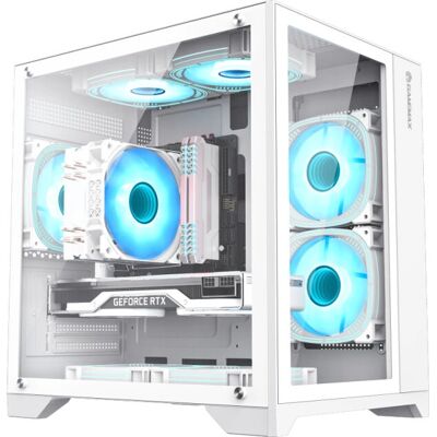 GameMax Infinity Mini Weißer PC-Gehäuse - Micro-ATX Tower GameMax Infinity Mini Weißer PC-Gehäuse - Micro-ATX Tower