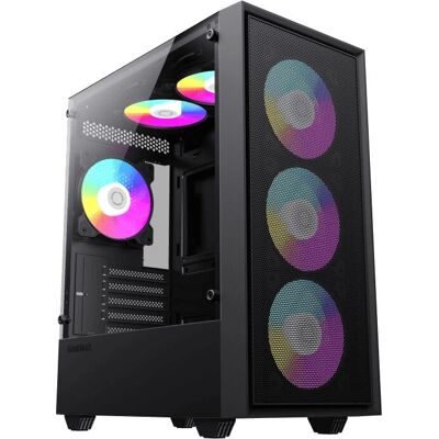 GameMax Storm BK Micro ATX Tour Midi - Tour Moyenne - Publicité GameMax Storm BK Micro ATX Tour Midi - Tour Moyenne - Publicité