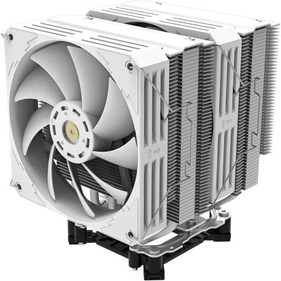 GameMax Rampage Twin600 - White - 6 Heat Pipes - Dual 120mm Fans - CPU Cooler GameMax Rampage Twin600 - White - 6 Heat Pipes - Dual 120mm Fans - CPU Cooler
