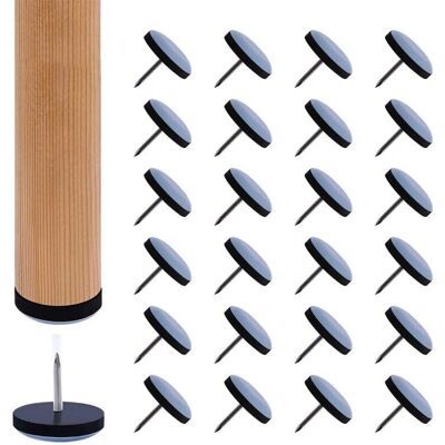 ULISEM - 50 Piedini - 19mm - Teflon - Möbel-Füße ULISEM - 50 Piedini - 19mm - Teflon - Möbel-Füße