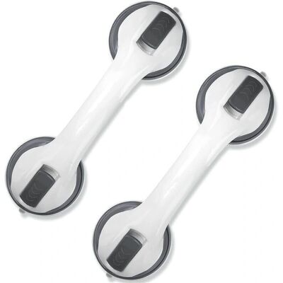 ULISEM - 2er-Set - Grau - 30 cm - Duschgriff ULISEM - 2er-Set - Grau - 30 cm - Duschgriff