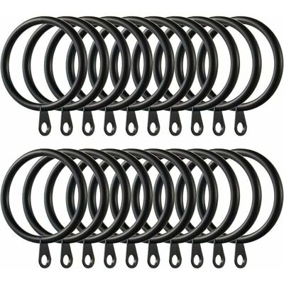 ULISEM - Rings - Negro - 38 mm - Anillos de cortina ULISEM - Rings - Negro - 38 mm - Anillos de cortina